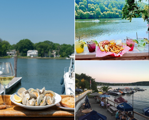 Our Favorite CT Waterfront Restaurants cover photo collage