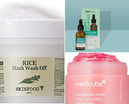 My favorite skin Products cover photo collage