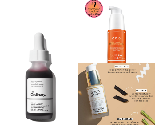 My favorite beauty recs cover photo collage