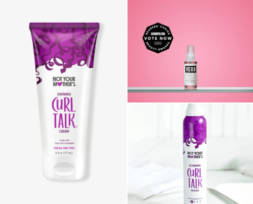 Curly Hair Routine cover photo collage