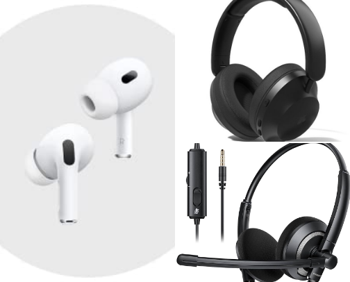 Headset cover photo collage