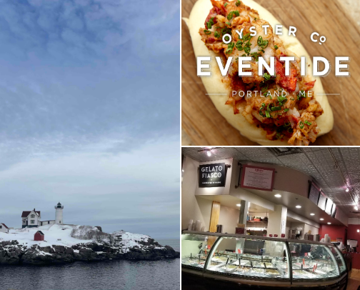 MUST SEE and DO -- southern Maine (winter) 2025 cover photo collage
