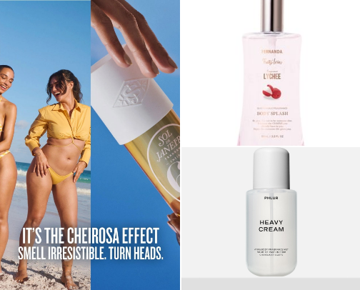 AFFORDABLE, LONGLASTING AND CHIC BODY MISTS AND FRAGRANCES I USE. cover photo collage