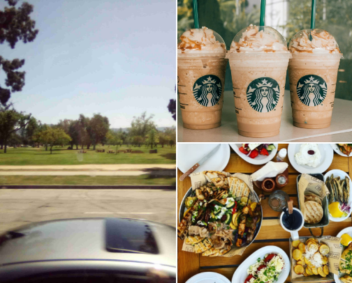 Travel + living cover photo collage
