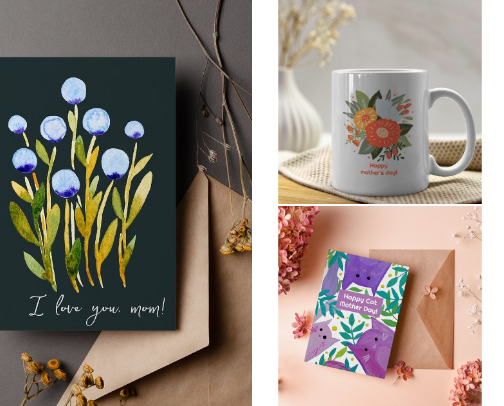 Mother's Day Gifts and Cards cover photo collage