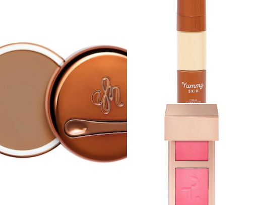 Clean, Glowy Makeup Favs cover photo collage