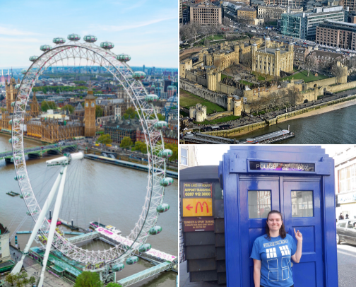 Favorite Travel Destinations: London cover photo collage