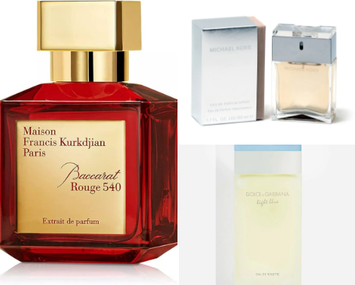Parfumes and Mists cover photo collage