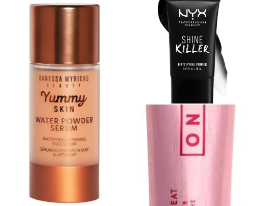 Matte primers for oily and combination skin cover photo collage