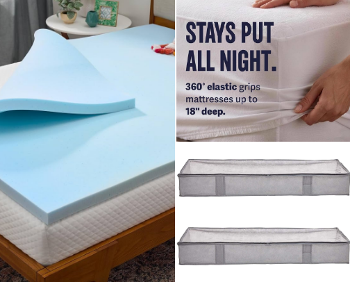 Small-Dorm Essentials That Save Space cover photo collage