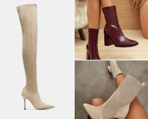 women’s shoes(winter season) cover photo collage
