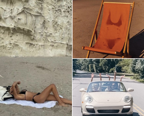 summer playlists for girls with taste cover photo collage