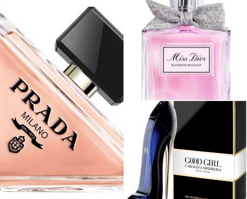 Perfumes and body mists💋 cover photo collage