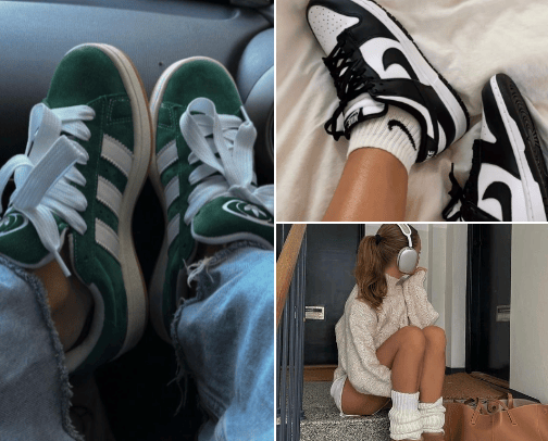 "That girl" shoes cover photo collage