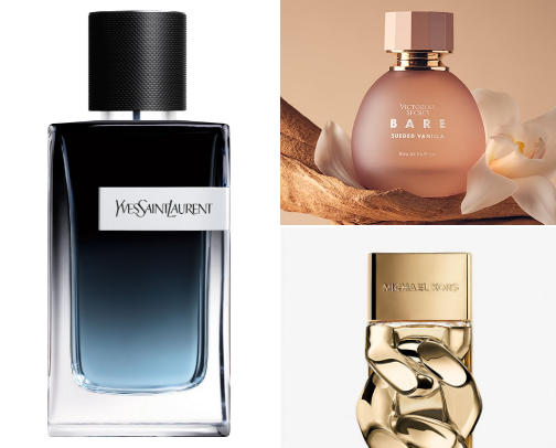 Luxury Perfumes cover photo collage