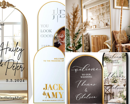 Wedding Mirrors cover photo collage