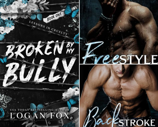 Get Free - Broken by my Bully: A Dark Why Choose MMF/MFM Romance (Lessons in Cruelty Dark Academia series Book 1) dark academia menage reads cover photo collage