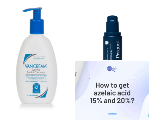 skincare routine cover photo collage