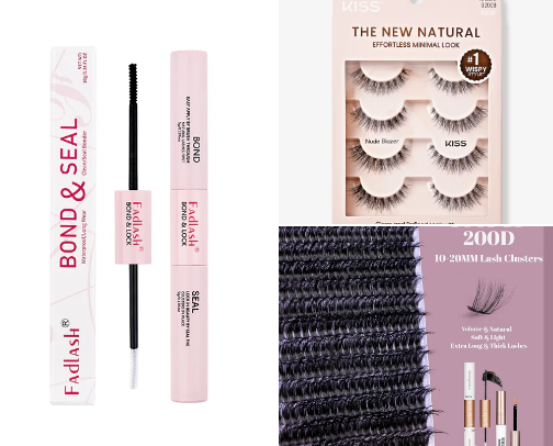 Lashes🤎 cover photo collage