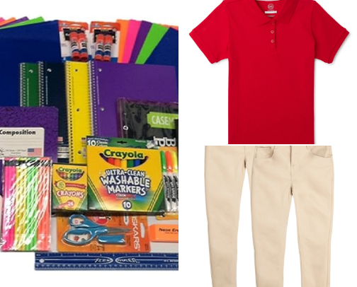 Back-to-School Shopping Made Easy!" cover photo collage