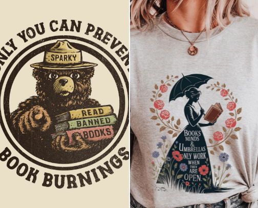 Tees About Books cover photo collage