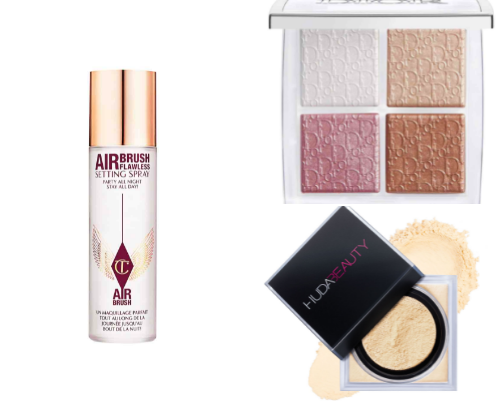 It girl makeup products🪽 cover photo collage