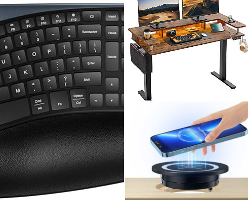 Office essentials ✨️ cover photo collage