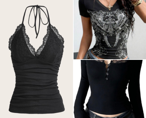 Cheap beginner friendly Alternative Clothing for Women🖤 cover photo collage