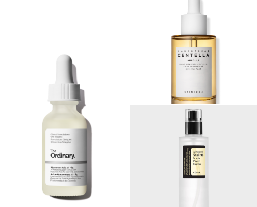Viral Skincare Dupes for Glass Clear Skin cover photo collage
