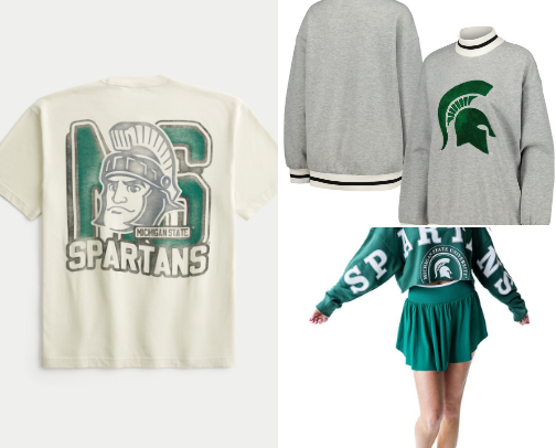 All things Michigan State University game day cover photo collage