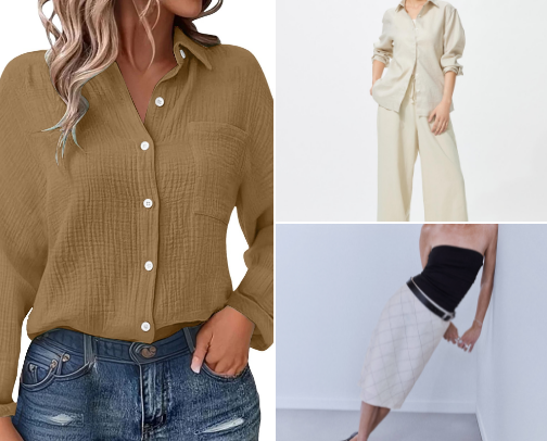 Linen Pieces I’d Wear on Repeat cover photo collage