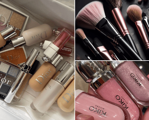 make up💞 cover photo collage