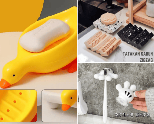 Unique Decorative Bathroom cover photo collage