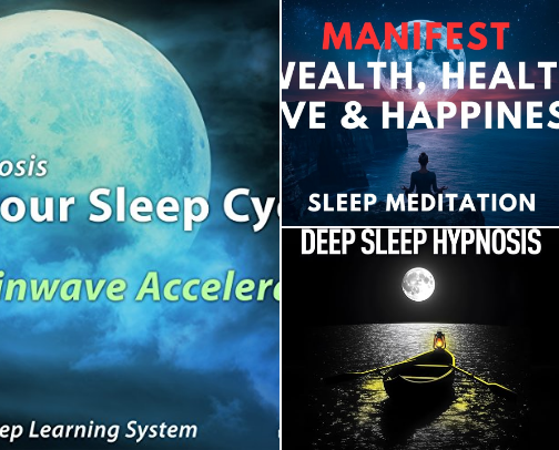 Audible for Sleep cover photo collage