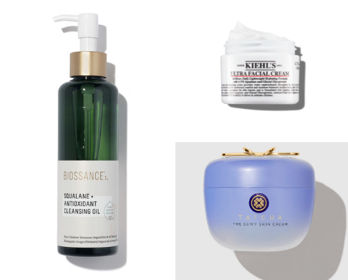 best skincare for dry skin cover photo collage