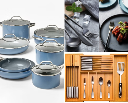 Kitchen Essentials for University cover photo collage