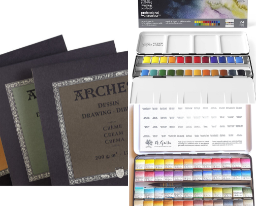 Must-Have Art Supplies cover photo collage