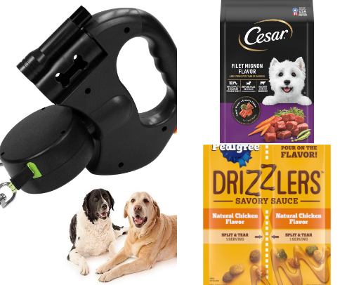 Dog product recommendations cover photo collage