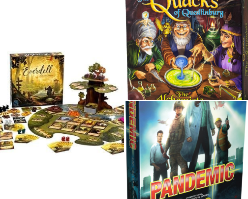Great Family Board Games cover photo collage