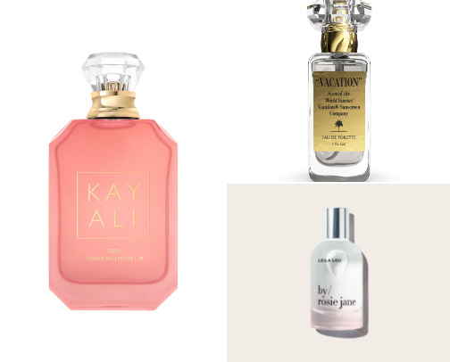 My must have fragrances cover photo collage