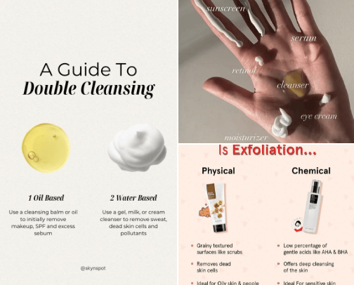 7 Simple Steps to Achieve Glass Skin(｡˃ ᵕ ˂ )⸝♡ cover photo collage