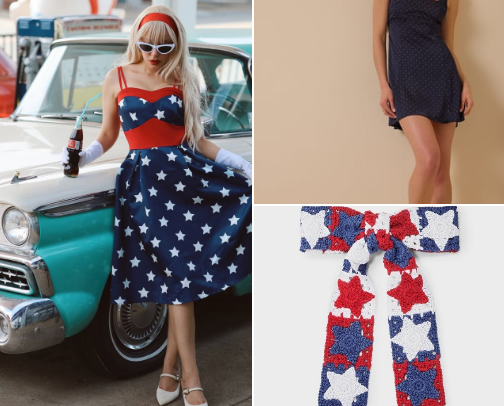 Fourth of July Outfit + Accessory Ideas! cover photo collage