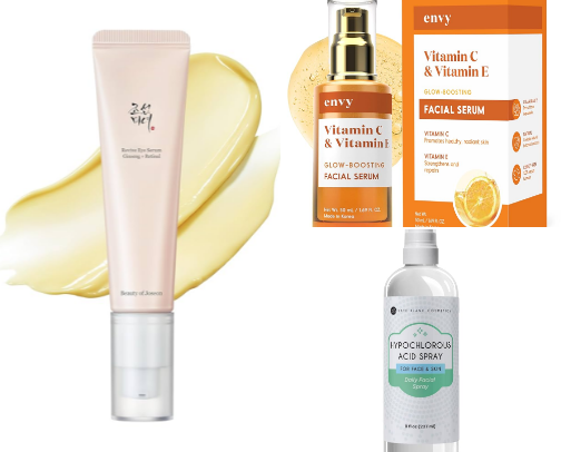 Flawless skin secret: cover photo collage