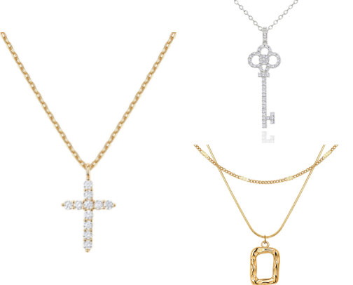 Necklaces cover photo collage