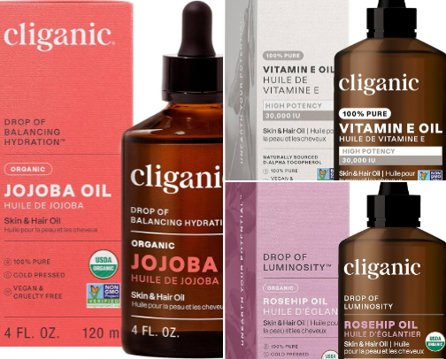 Liquid Gold Body Oil cover photo collage