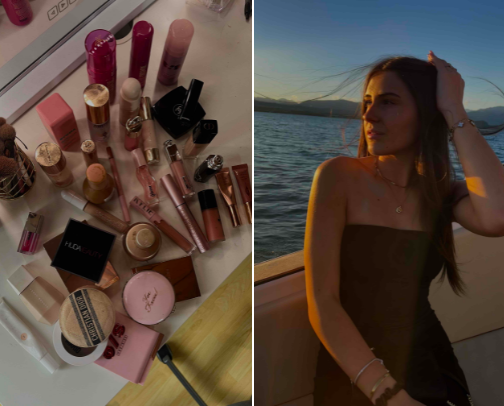 essential products for a glowing make-up routine💄💋 cover photo collage