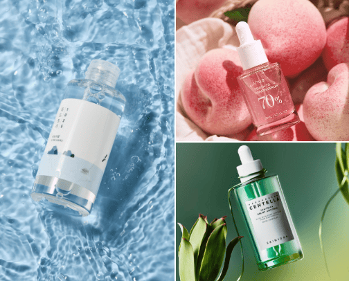 Skincare cover photo collage