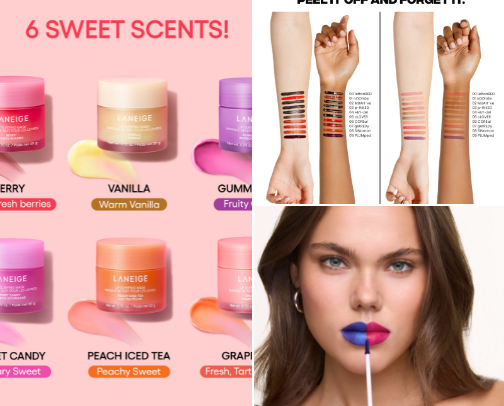 lip combo cover photo collage