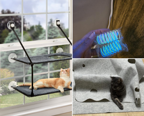 things your kitties will actually use🐈 cover photo collage