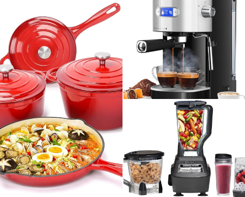 Kitchen essentials cover photo collage